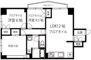 アソシエール護国寺の物件間取画像